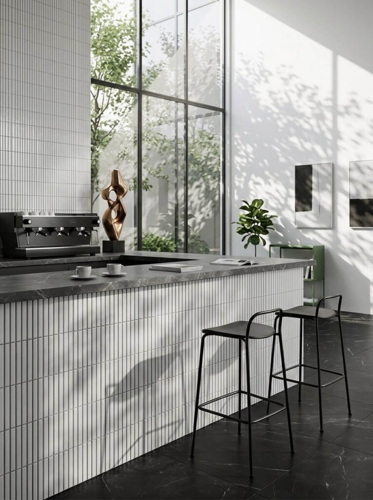 Pencial Mosaic Chalky White